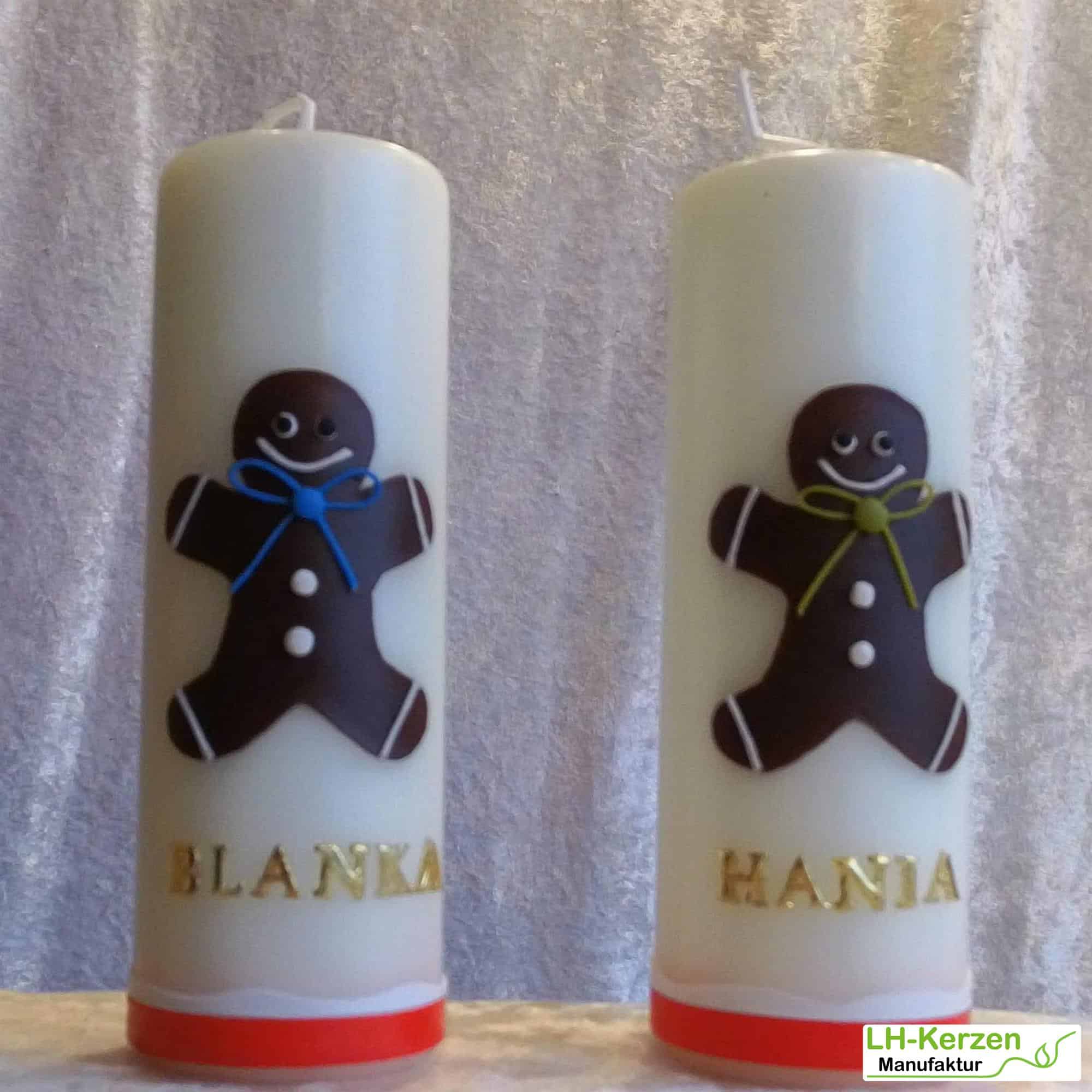 Kerzenbeschriftung Beschriftete Kerze